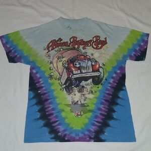 Vintage 1997 The Allman Brothers Band  Tie-Dye Graphic T-Shirt
